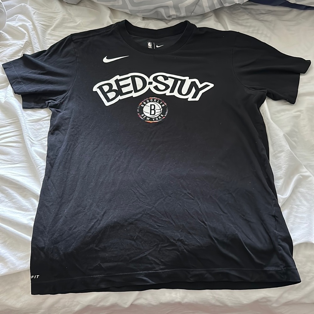 Nike Brooklyn Nets City Edition Tshirt. Size Medium